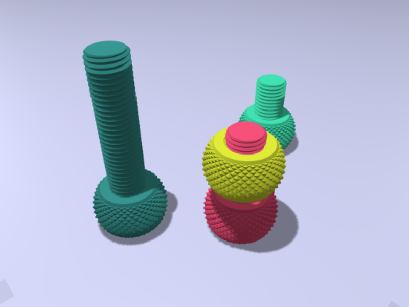 Knurling Bolt Toybox 3D Print Your Own Toys