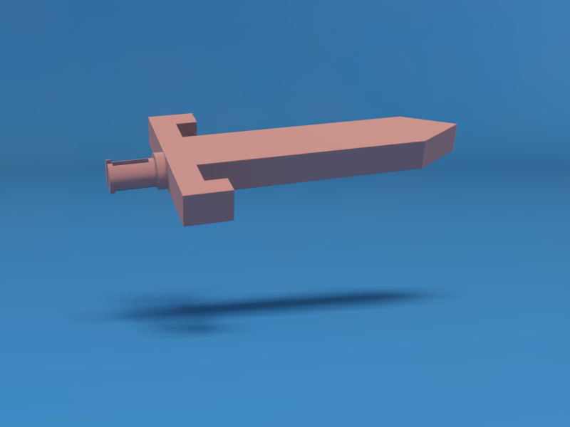 Medieval Sword Block Buddies Toybox 3D Print Your Own Toys