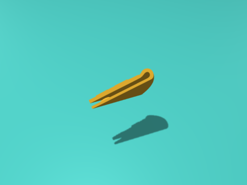 Pizza Money Clip Toybox 3D Print Your Own Toys