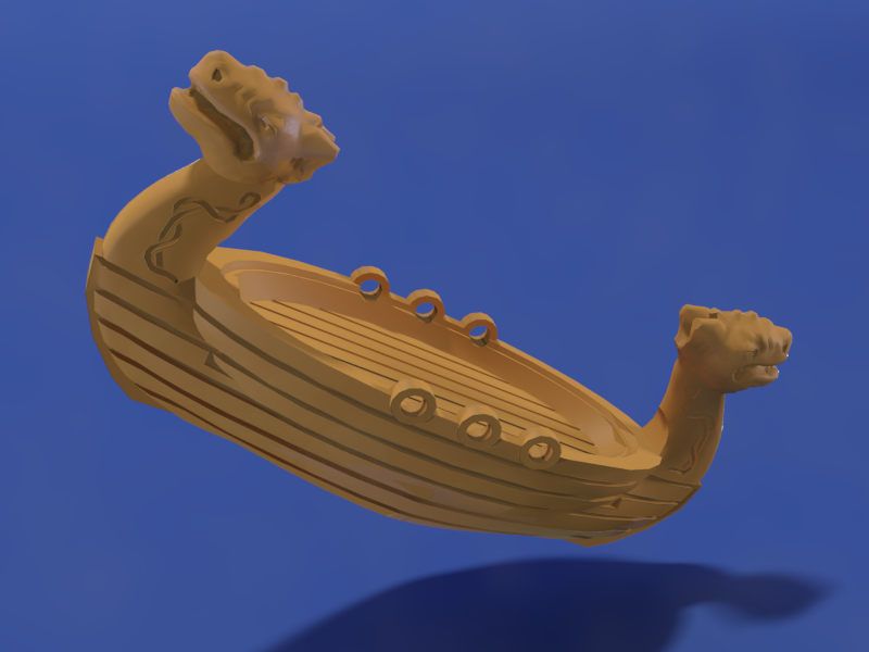 Viking Longboat Toybox 3D Print Your Own Toys