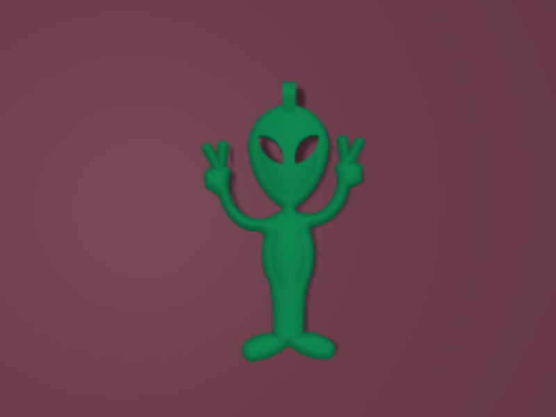 toy story alien keyring