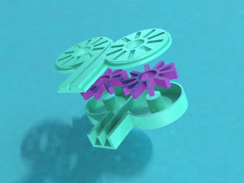 Mini Siren Whistle Toybox 3D Print Your Own Toys