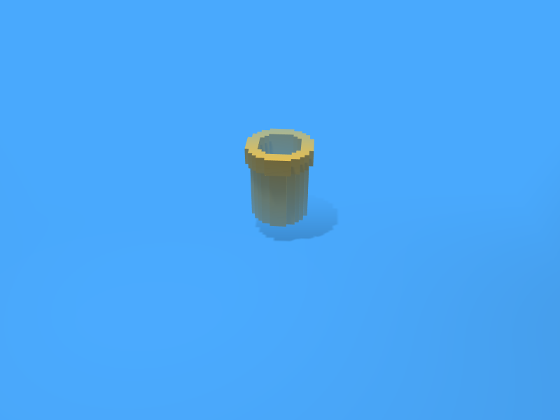 Super Mario 8Bit Pipe Pencil Holder Toybox 3D Print Your Own Toys