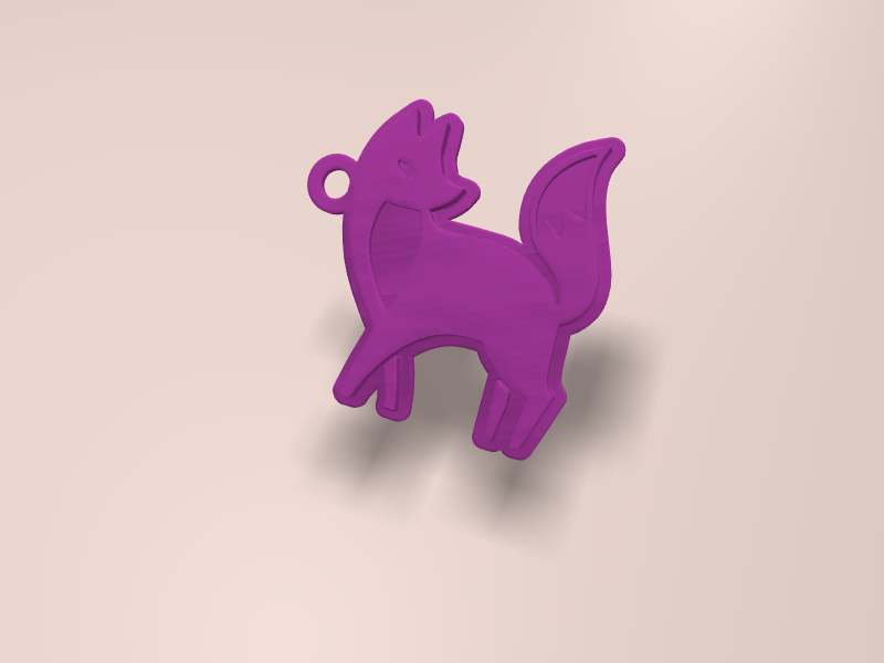 tsubomi fox keychain blind box