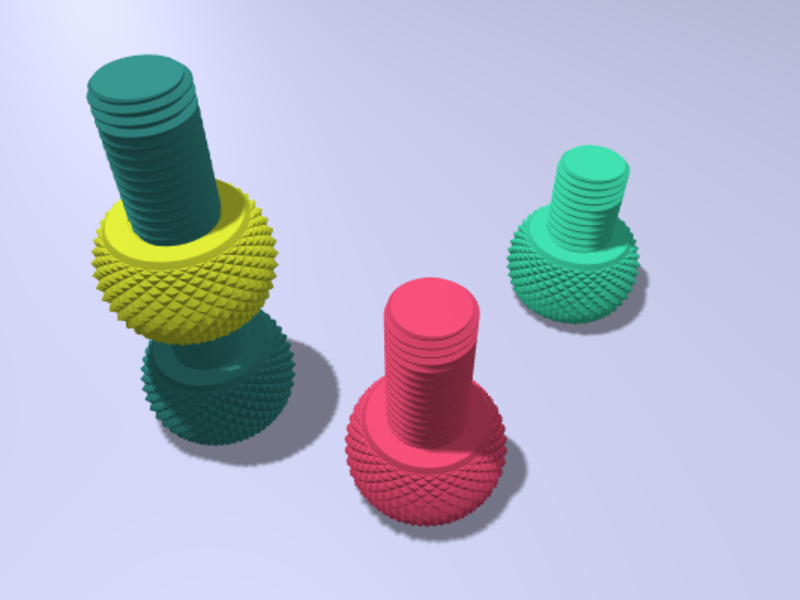 Knurling Bolt Toybox 3D Print Your Own Toys